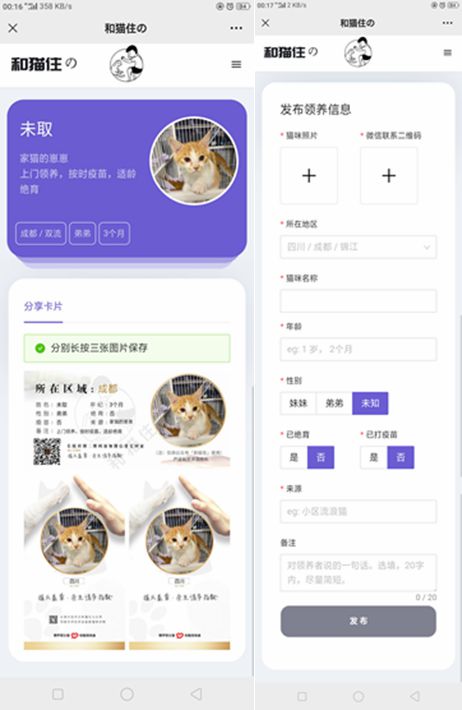 最新流浪猫流浪狗H5完整版程序源码下载/可封装APPWordPress主题模板_淘源码资源网_建站教程WordPress主题模板_zibll子比主题官网_淘源码资源网