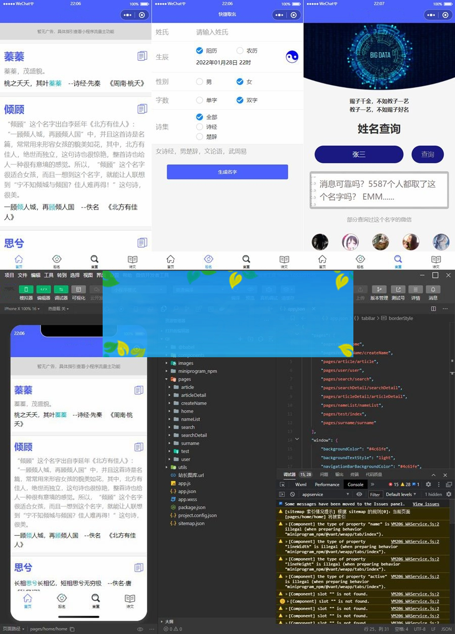 多功能起名查重工具微信小程序源码WordPress主题模板_淘源码资源网_建站教程WordPress主题模板_zibll子比主题官网_淘源码资源网