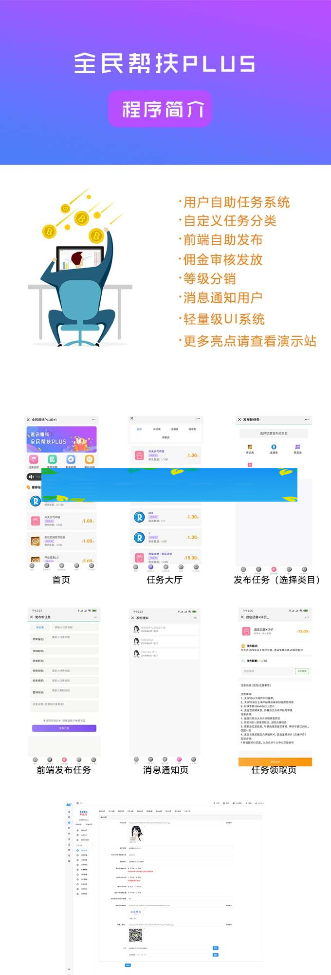 全民帮扶PLUS3.0.0最新版-无限多开版WordPress主题模板_淘源码资源网_建站教程WordPress主题模板_zibll子比主题官网_淘源码资源网