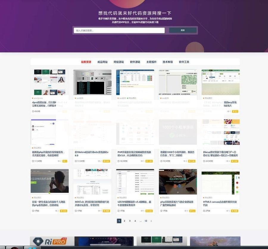 最新ripro日主题模板V9.0修正升级版,两款子主题+插件全打包WordPress主题模板_淘源码资源网_建站教程WordPress主题模板_zibll子比主题官网_淘源码资源网